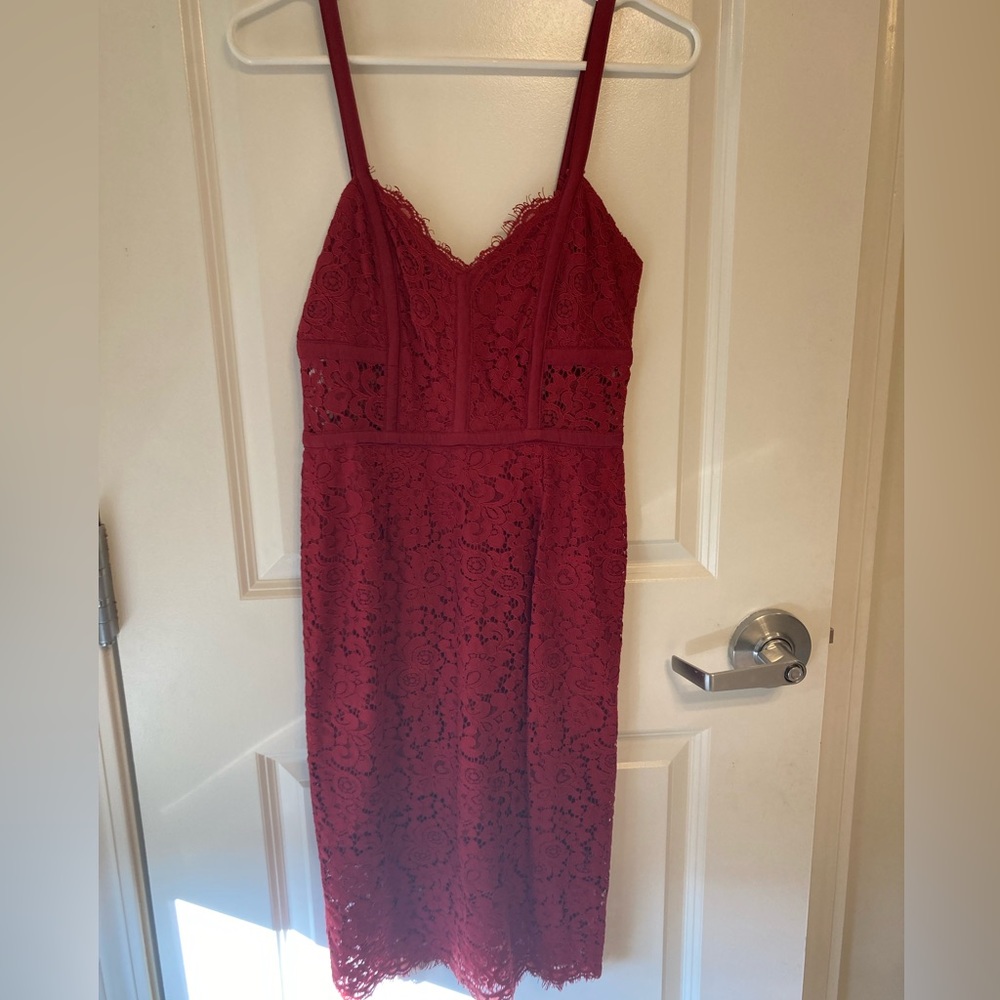 Sexy Red Lace Dress from Express
